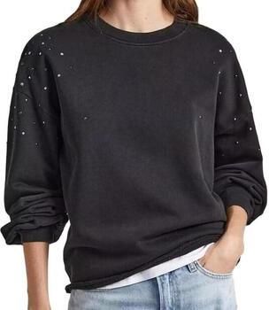 Pepe Jeans Caroline Distressed Zwart Sweatshirt Black Dames