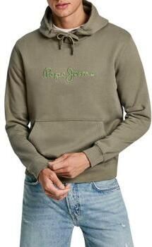 Pepe Jeans Groene hoodie met geborduurd logo Green Heren - Foto 2