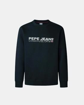 Pepe Jeans Sweatshirt MATTHEW CREW met labelprint op de borst - Foto 2