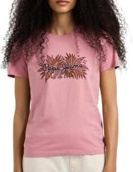 Pepe Jeans Boxy fit T-shirt van puur katoen model 'CRISTINA' - Foto 4