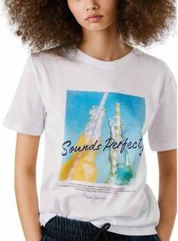 Pepe Jeans T-shirt ANGEL met grote frontprint - Foto 8