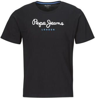 Pepe Jeans Zwarte Katoenen T-Shirt met Print Logo Black Heren - Foto 8