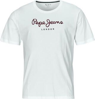 Pepe Jeans Casual Heren T-shirt Eggo Pm508208 White Heren - Foto 10