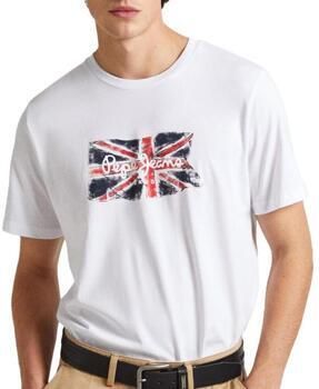 Pepe Jeans Regular fit T-shirt van puur katoen