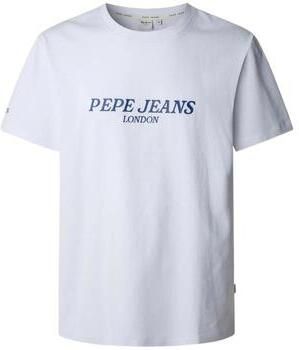 Pepe Jeans Regular fit T-shirt van puur katoen model 'TADEO'