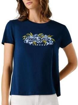 Pepe Jeans regular fit T-shirt van zuiver katoen model 'MAHINA'