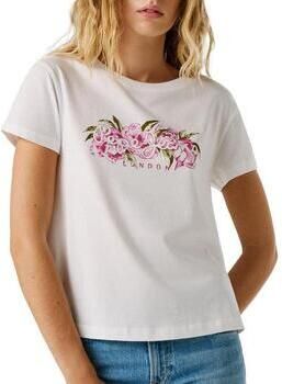 Pepe Jeans regular fit T-shirt van zuiver katoen model 'MAHINA' - Foto 3