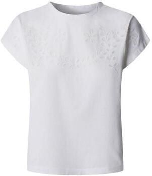 Pepe Jeans regular fit T-shirt van puur katoen model 'MINA' - Foto 3