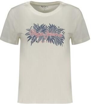 Pepe Jeans Boxy fit T-shirt van puur katoen model 'CRISTINA' - Foto 3