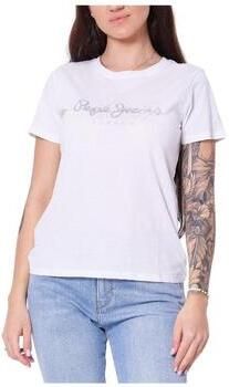 Pepe Jeans T-shirt Leticia met strassteentjes
