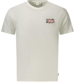 Pepe Jeans regular fit T-shirt van puur katoen model 'SMALL FLAG' - Foto 4