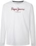 Pepe Jeans Stijlvolle katoenen T-shirt met print White Heren - Thumbnail 1