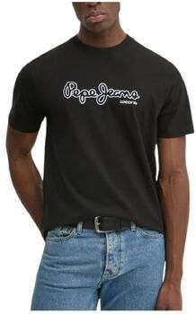 Pepe Jeans T-shirt DORIAN TEE met merkopschrift vooraan - Foto 2