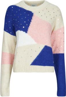 Pepe Jeans Gebreide pullover met ribboorden model 'NORA'