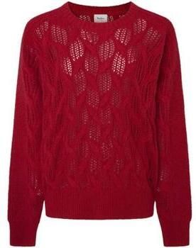 Pepe Jeans Rode Hedra Crew Neck Sweater Red Dames