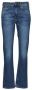 Pepe Jeans Blauwe effen dames jeans met versleten effect Blue Dames - Thumbnail 2