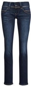 Pepe Jeans Rechte jeans VENUS Straight pasvorm met lage band met dubbele knoop en dubbele achterzak van leuk comfort stretch-denim