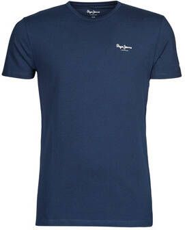 Pepe Jeans T-shirt Original Basic 3 N Blauw Heren