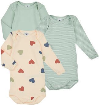 Petit Bateau Pyjama's nachthemden BODY US ML PACK X3