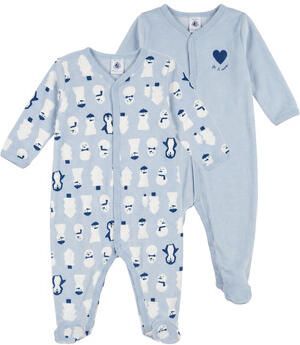 Petit Bateau Pyjama's nachthemden DORS BIEN X 2