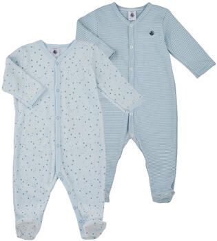 Petit Bateau Pyjama's nachthemden LOT PYJAMA X2