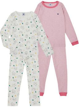 Petit Bateau Pyjama's nachthemden LOT PYJAMA X2