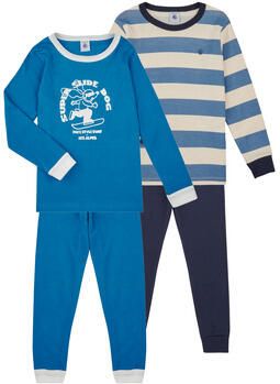 Petit Bateau Pyjama's nachthemden LOT PYJAMA X2