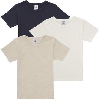 Petit Bateau T-shirt Korte Mouw 3 TEE SHIRTS MC