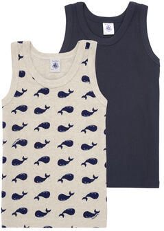 Petit Bateau Top 2 DEBARDEURS