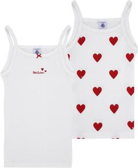 Petit Bateau Top LOT DEBARDEUR X2