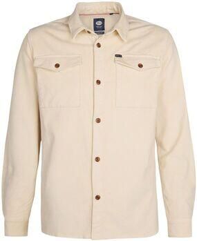 Petrol Industries Overhemd Lange Mouw Overhemd Corduroy Beige