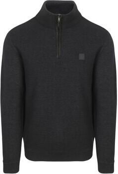 Petrol Industries Sweater Half Zip Pullover Melange Navy