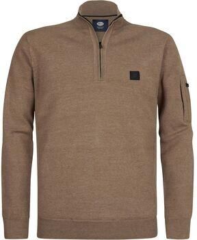 Petrol Industries Sweater Half-Zip Sweater Oak Bruin