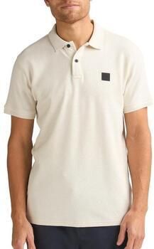 Petrol Industries regular polo ecru met textuur - Foto 3