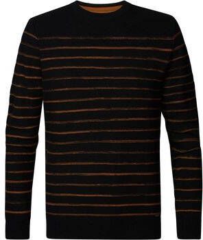 Petrol Industries Sweater Trui Streep Zwart