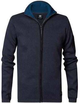 Petrol Industries Sweater Vest Knitwear Donkerblauw