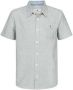 Petrol Industries Overhemd Lange Mouw Short Sleeve Overhemd Print Groen - Thumbnail 2