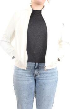 Peuterey Stijlvolle Beige Leren Jas met Rits Beige Dames