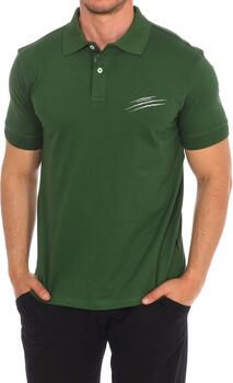 Plein Sport Katoenen poloshirt met korte mouwen Green Heren