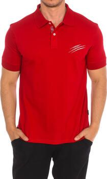 Plein Sport Korte mouw polo monochroom katoen Red Heren