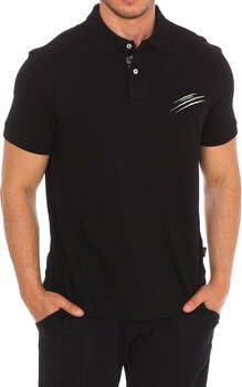 Plein Sport Polo met korte mouwen en Claw Print Black Heren
