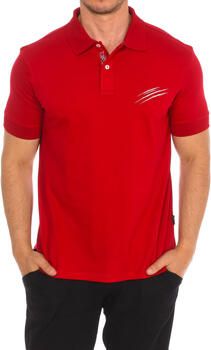 Plein Sport Korte mouw polo monochroom katoen Red Heren