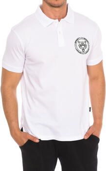 Plein Sport Katoenen poloshirt met korte mouwen White Heren
