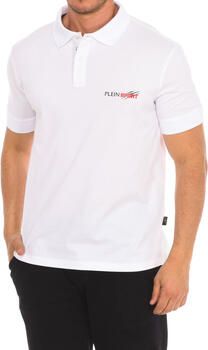 Plein Sport Katoenen poloshirt met korte mouwen White Heren