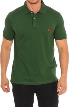 Plein Sport Katoenen poloshirt met korte mouwen Green Heren