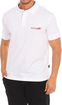 Plein Sport Katoenen poloshirt met korte mouwen White Heren