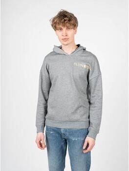 Plein Sport Comfortabele en stijlvolle hoodie voor heren Grijs Heren - Foto 2