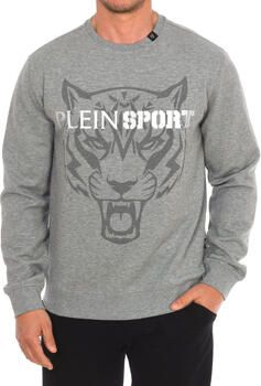 Plein Sport Ronde Hals Sweatshirt met Merkprint Gray Heren