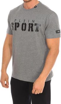 Plein Sport Korte mouwen ronde hals katoenen T-shirt Gray Heren