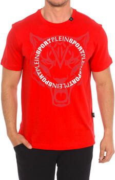 Plein Sport Korte mouwen ronde hals katoenen T-shirt Red Heren